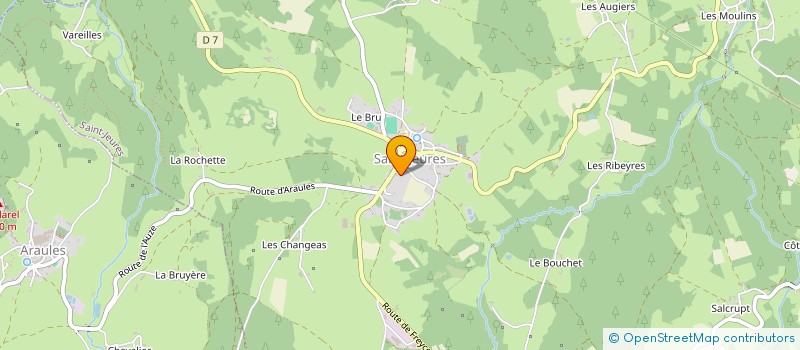 localisation de l'entreprise MONSIEUR JEAN-PIERRE FAURE  SAINT-JEURES