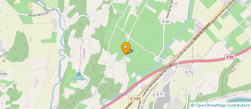 localisation de l'entreprise MONSIEUR JEAN-PIERRE FAVETTO  CHATTE