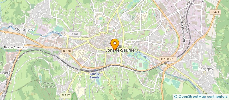 localisation de l'entreprise MONSIEUR JEAN-PIERRE FAVOULET à LONS-LE-SAUNIER