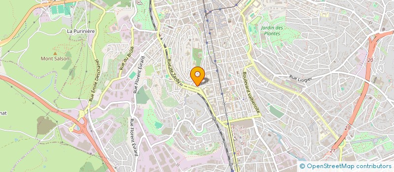 localisation de l'entreprise MONSIEUR JEAN-PIERRE FAYOLLE  SAINT-ETIENNE