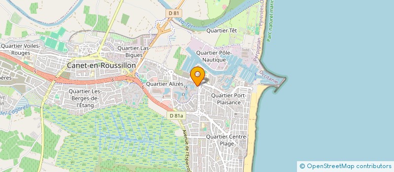 localisation de l'entreprise MONSIEUR JEAN PIERRE FENOY  CANET-EN-ROUSSILLON