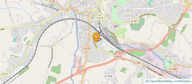 localisation de l'entreprise MONSIEUR JEAN-PIERRE FERET à LISIEUX