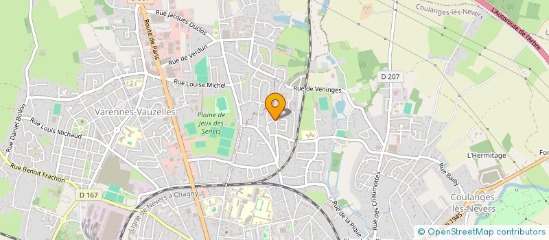 localisation de l'entreprise MONSIEUR JEAN PIERRE FERET à COULANGES-LES-NEVERS