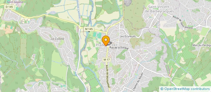 localisation de l'entreprise MONSIEUR JEAN-PIERRE FERMAUD  PRADES-LE-LEZ