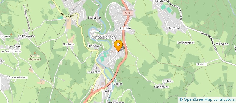 localisation de l'entreprise MONSIEUR JEAN-PIERRE FERNANDES  PONT-SALOMON