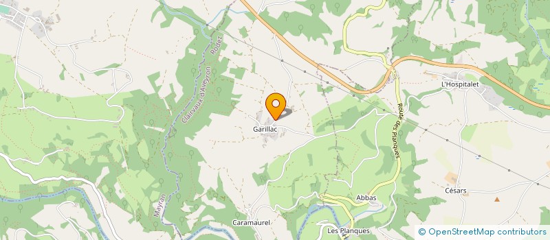 localisation de l'entreprise MONSIEUR JEAN-PIERRE FERRAND à CLAIRVAUX-D AVEYRON