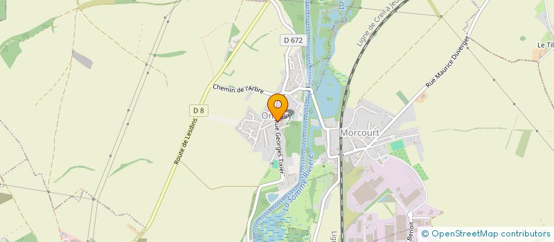 localisation de l'entreprise MONSIEUR JEAN-PIERRE FIEVET  OMISSY