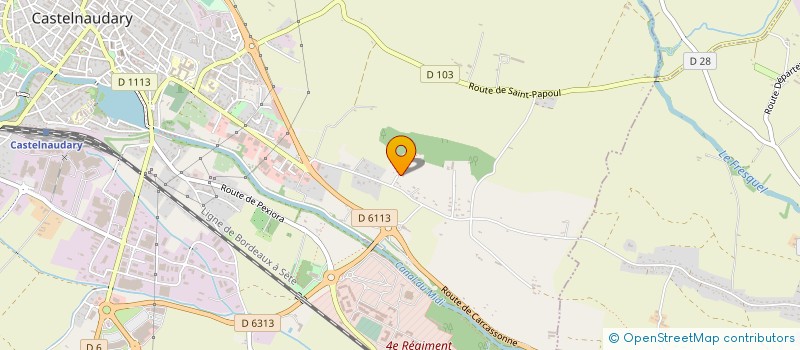 localisation de l'entreprise MONSIEUR JEAN-PIERRE FINTZ  CASTELNAUDARY