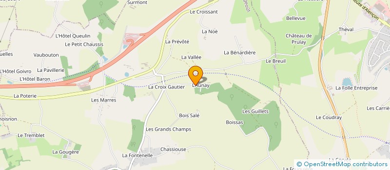 localisation de l'entreprise MONSIEUR JEAN-PIERRE FLEURY à COURGEOUT