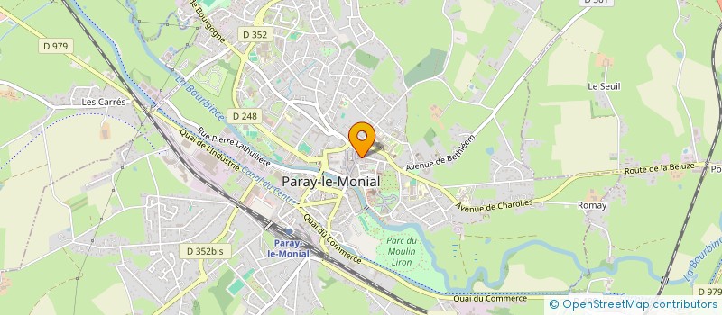 localisation de l'entreprise MONSIEUR JEAN-PIERRE FLORE  PARAY-LE-MONIAL