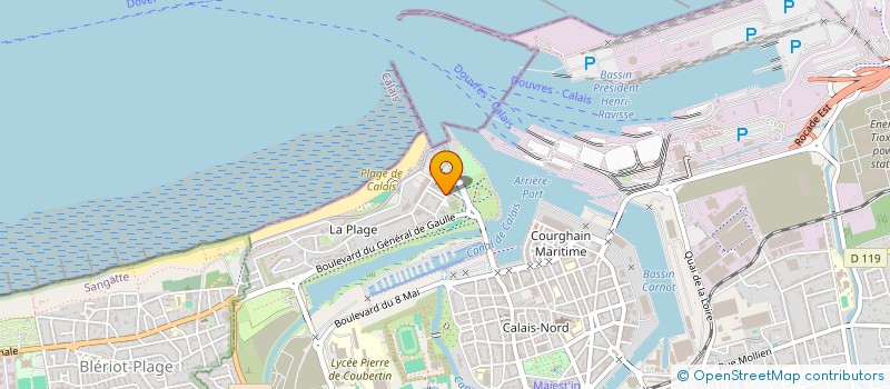 localisation de l'entreprise MONSIEUR JEAN-PIERRE FONTAINE  CALAIS