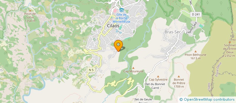 localisation de l'entreprise MONSIEUR JEAN PIERRE FONTAINE à CILAOS