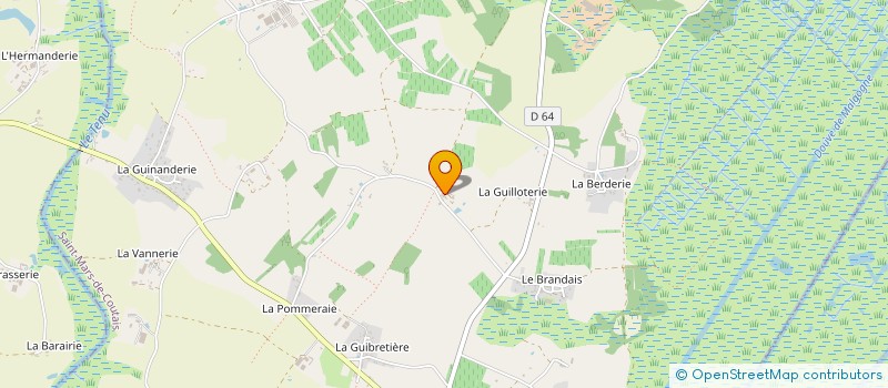 localisation de l'entreprise MONSIEUR JEAN-PIERRE FORCIER à SAINT-MARS-DE-COUTAIS