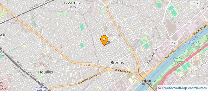 localisation de l'entreprise MONSIEUR JEAN PIERRE FORESTIER  BEZONS