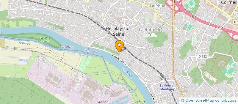 localisation de l'entreprise MONSIEUR JEAN-PIERRE FORGUES PAILLOOU  HERBLAY-SUR-SEINE