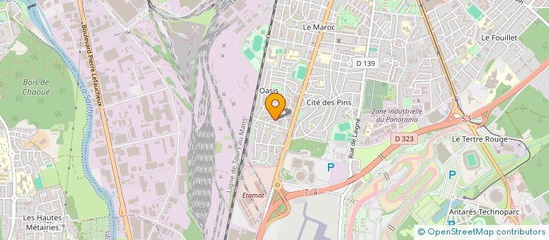 localisation de l'entreprise MONSIEUR JEAN PIERRE FOURNIER  LE MANS