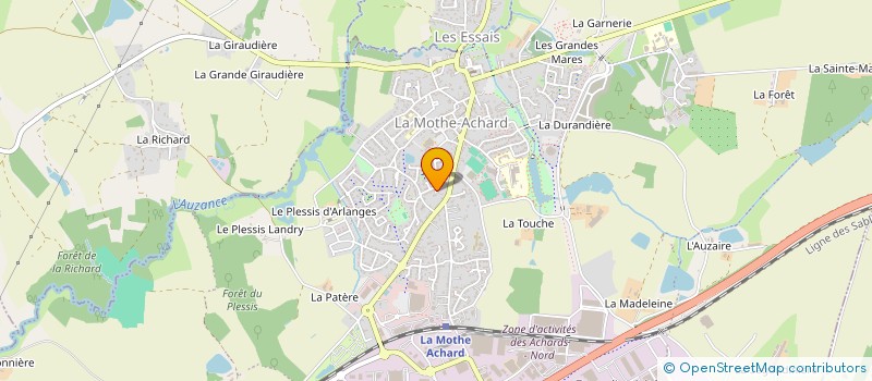 localisation de l'entreprise MONSIEUR JEAN-PIERRE FRADET à SAINT-MATHURIN