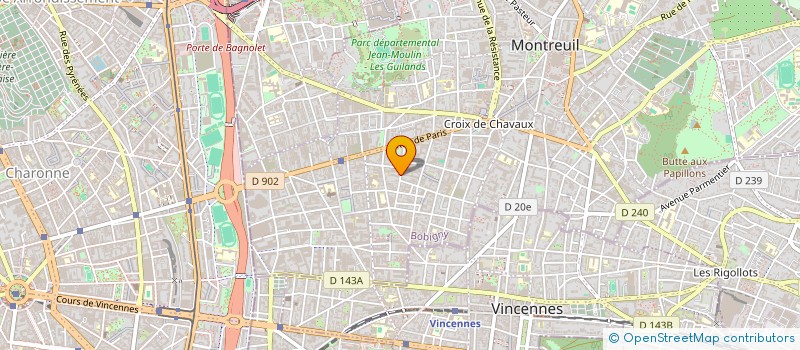 localisation de l'entreprise MONSIEUR JEAN-PIERRE FRANCOIS à MONTREUIL