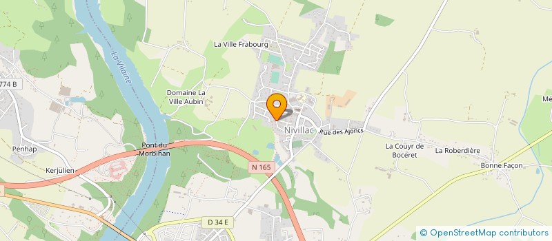 localisation de l'entreprise MONSIEUR JEAN-PIERRE FREOUR à NIVILLAC