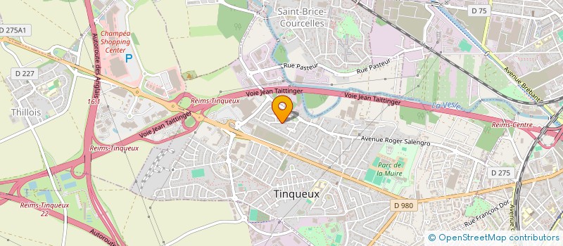 localisation de l'entreprise MONSIEUR JEAN-PIERRE GACOIN  TINQUEUX