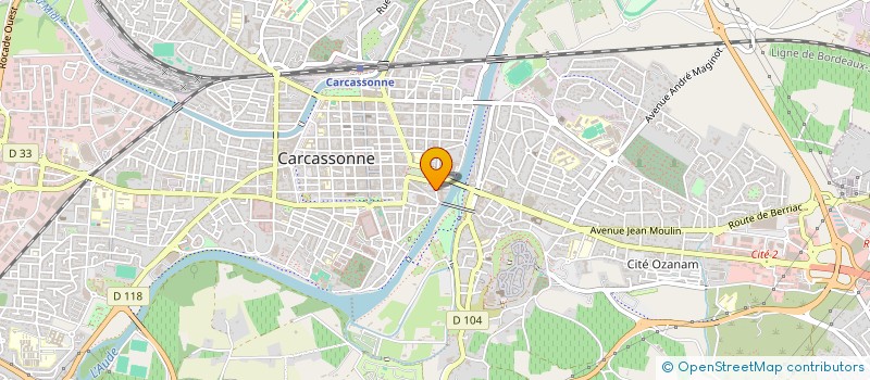 localisation de l'entreprise MONSIEUR JEAN-PIERRE GALINIER  CARCASSONNE