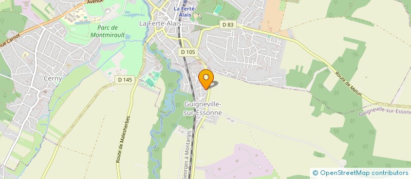 localisation de l'entreprise MONSIEUR JEAN-PIERRE GALMICHE  GUIGNEVILLE-SUR-ESSONNE