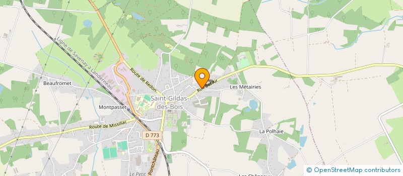 localisation de l'entreprise MONSIEUR JEAN-PIERRE GALONNIER  GUENROUET