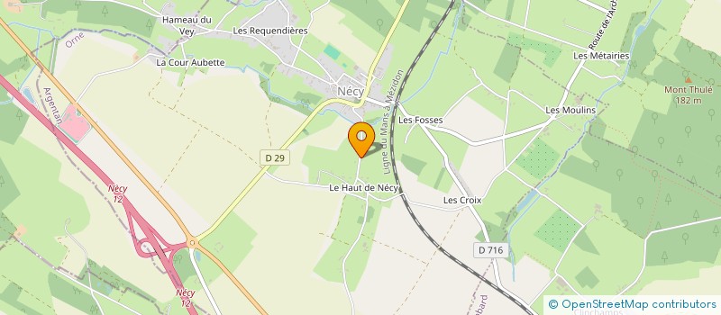 localisation de l'entreprise MONSIEUR JEAN-PIERRE GAMARD à NECY