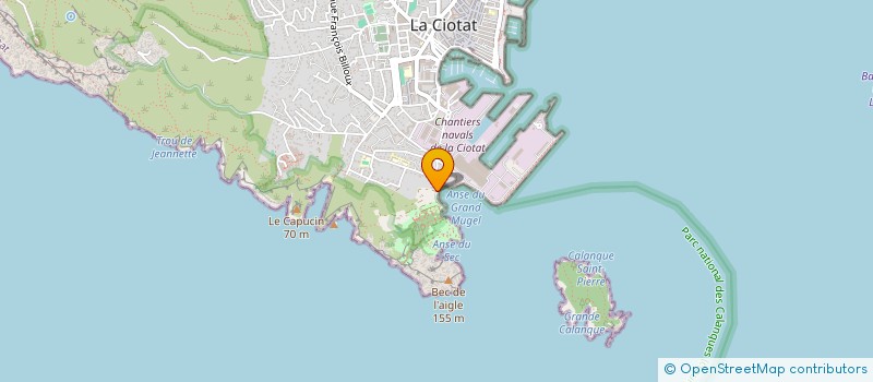 localisation de l'entreprise MONSIEUR JEAN-PIERRE GAMO  LA CIOTAT