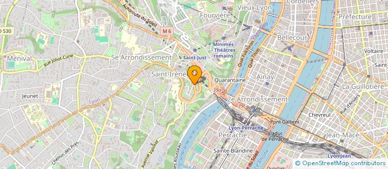 localisation de l'entreprise MONSIEUR JEAN-PIERRE GANEL  LYON 5EME