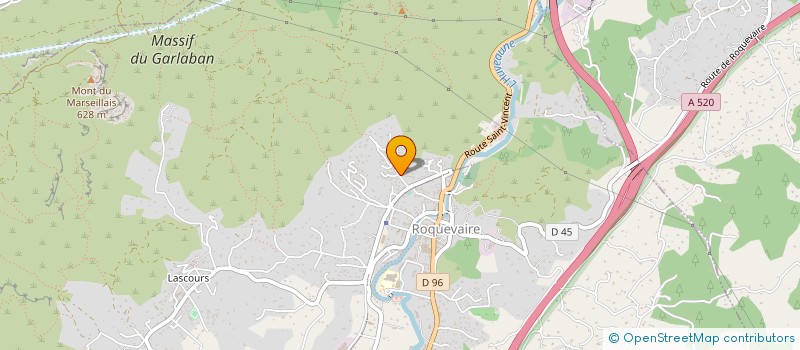 localisation de l'entreprise MONSIEUR JEAN-PIERRE GARCIN  ROQUEVAIRE