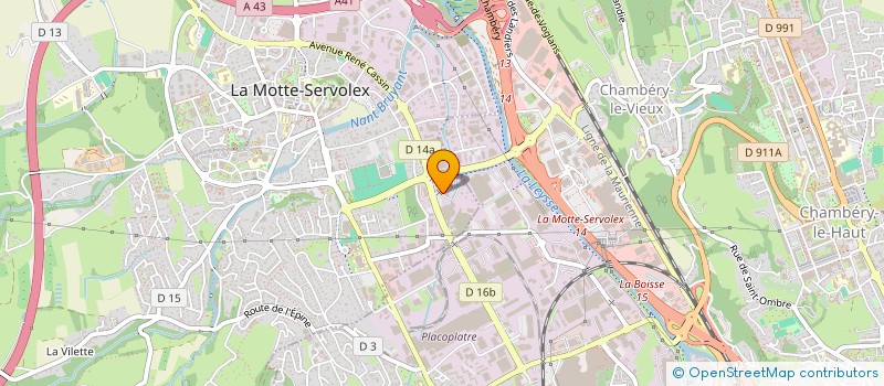 localisation de l'entreprise MONSIEUR JEAN-PIERRE GASQUET  LA MOTTE-SERVOLEX