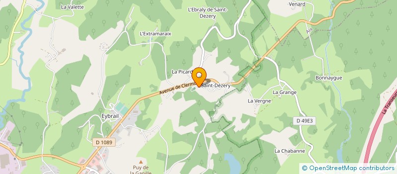 localisation de l'entreprise MONSIEUR JEAN PIERRE GATHIER  SAINT-EXUPERY-LES-ROCHES