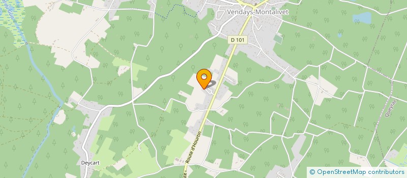 localisation de l'entreprise MONSIEUR JEAN-PIERRE GAUDEFROY à VENDAYS-MONTALIVET