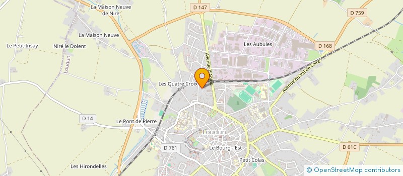 localisation de l'entreprise MONSIEUR JEAN-PIERRE GAUSSENS à LOUDUN