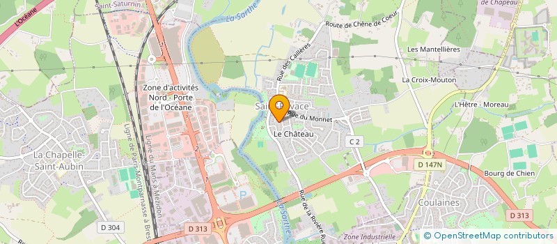 localisation de l'entreprise MONSIEUR JEAN-PIERRE GAUTELIER  SARGE-LES-LE-MANS