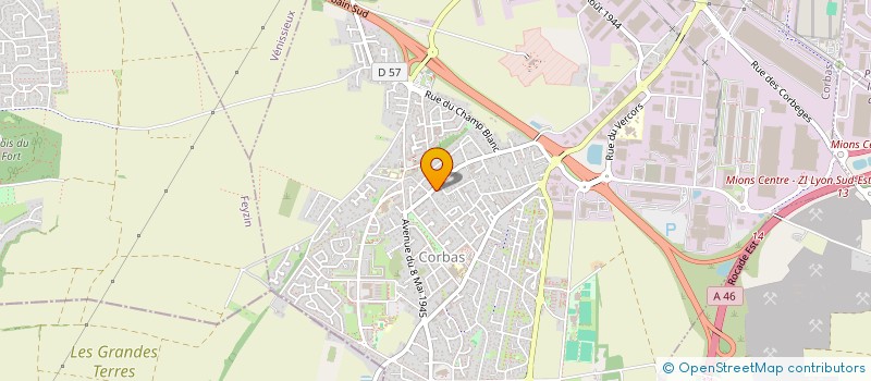 localisation de l'entreprise MONSIEUR JEAN-PIERRE GAYVALLET à CORBAS