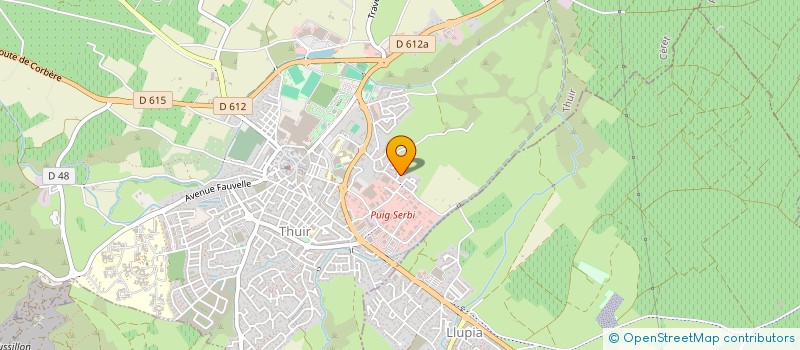 localisation de l'entreprise MONSIEUR JEAN-PIERRE GELABERT  THUIR