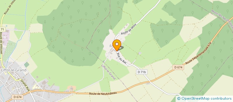 localisation de l'entreprise MONSIEUR JEAN-PIERRE GENIN  FREVILLE