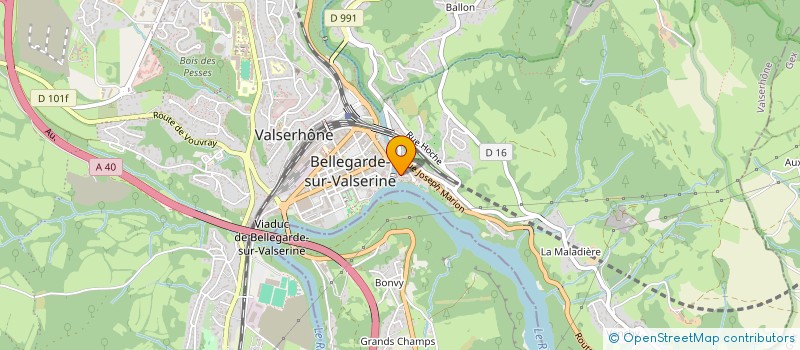 localisation de l'entreprise MONSIEUR JEAN-PIERRE GENIN à VALSERHONE