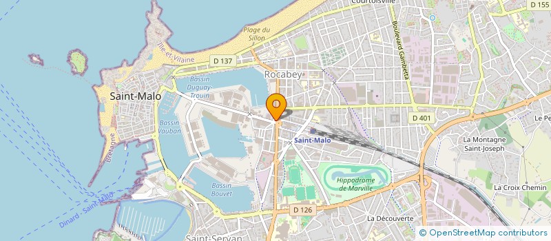 localisation de l'entreprise MONSIEUR JEAN-PIERRE GEORGES  SAINT-MALO