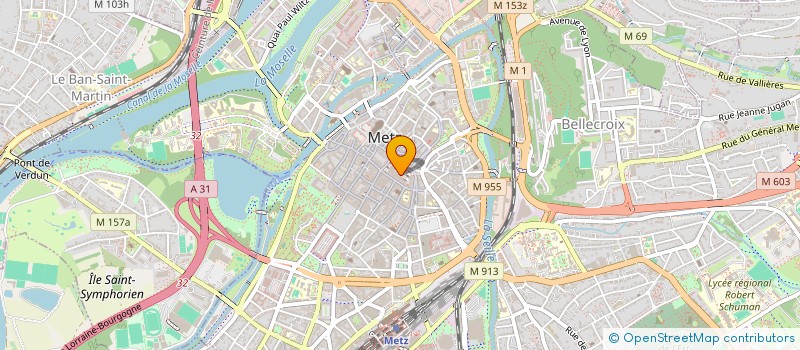 localisation de l'entreprise MONSIEUR JEAN PIERRE GEORGES BAUDUY  METZ