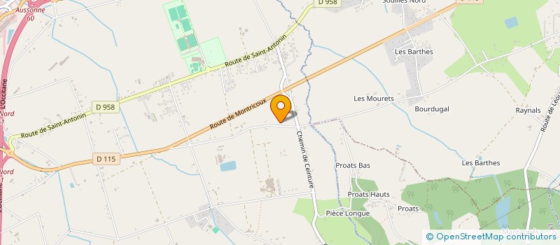 localisation de l'entreprise MONSIEUR JEAN PIERRE GERMA à MONTAUBAN