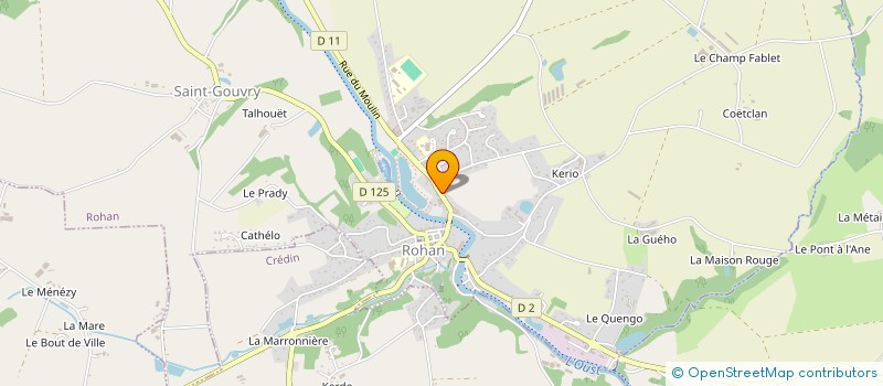 localisation de l'entreprise MONSIEUR JEAN-PIERRE GILAS  ROHAN