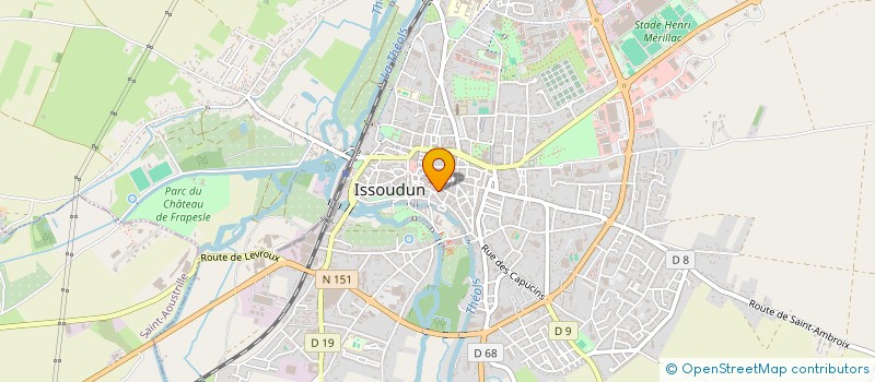 localisation de l'entreprise MONSIEUR JEAN-PIERRE GILET à ISSOUDUN