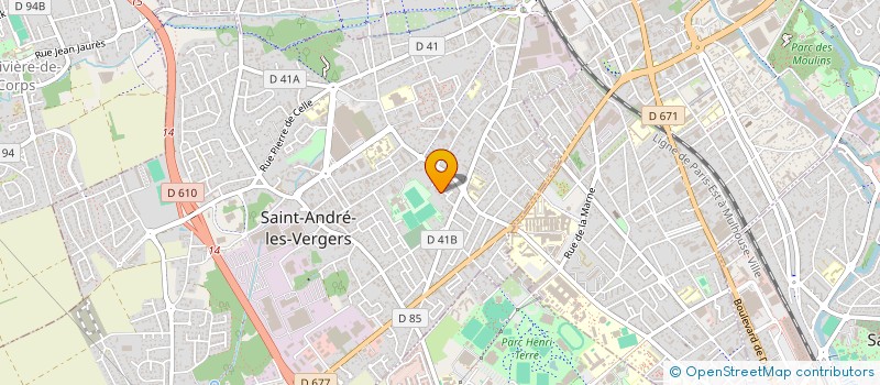 localisation de l'entreprise MONSIEUR JEAN-PIERRE GILLES à SAINT-ANDRE-LES-VERGERS
