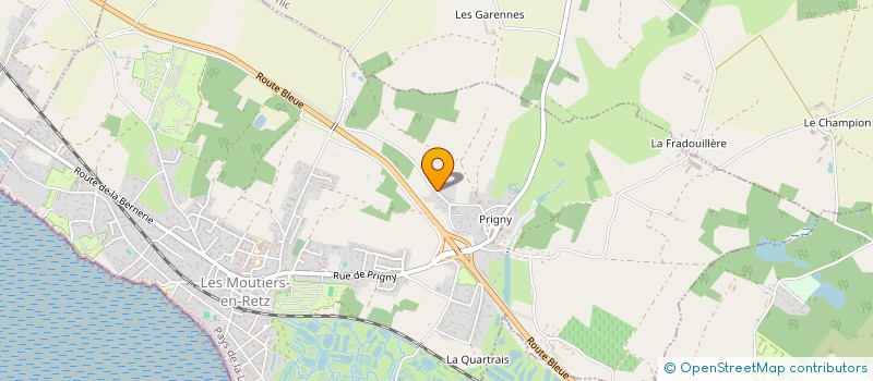 localisation de l'entreprise MONSIEUR JEAN PIERRE GILLOT à LES MOUTIERS-EN-RETZ