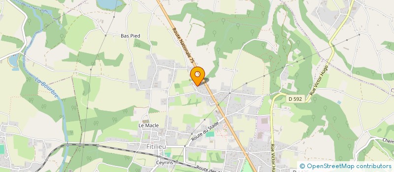 localisation de l'entreprise MONSIEUR JEAN-PIERRE GIRAUDON  BEUGNON-THIREUIL