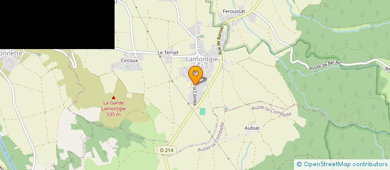 localisation de l'entreprise MONSIEUR JEAN-PIERRE GIRY  LAMONTGIE