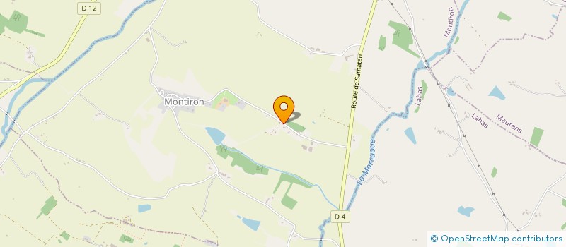 localisation de l'entreprise MONSIEUR JEAN-PIERRE GOEPFERT  MONTIRON